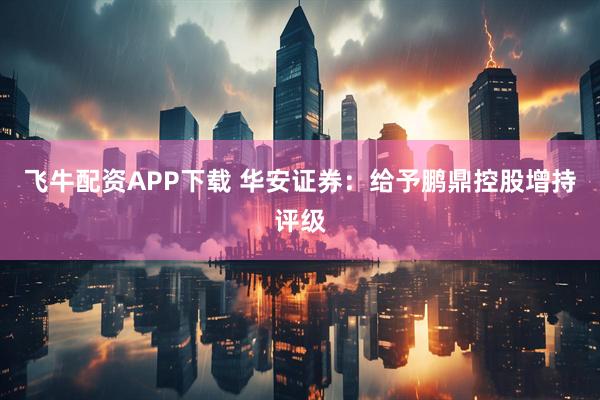 飞牛配资APP下载 华安证券：给予鹏鼎控股增持评级
